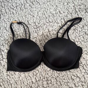 Pink Brand Push Up Black Bra